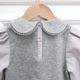 Picot Collar Docking Tops / BABY(GRAY)