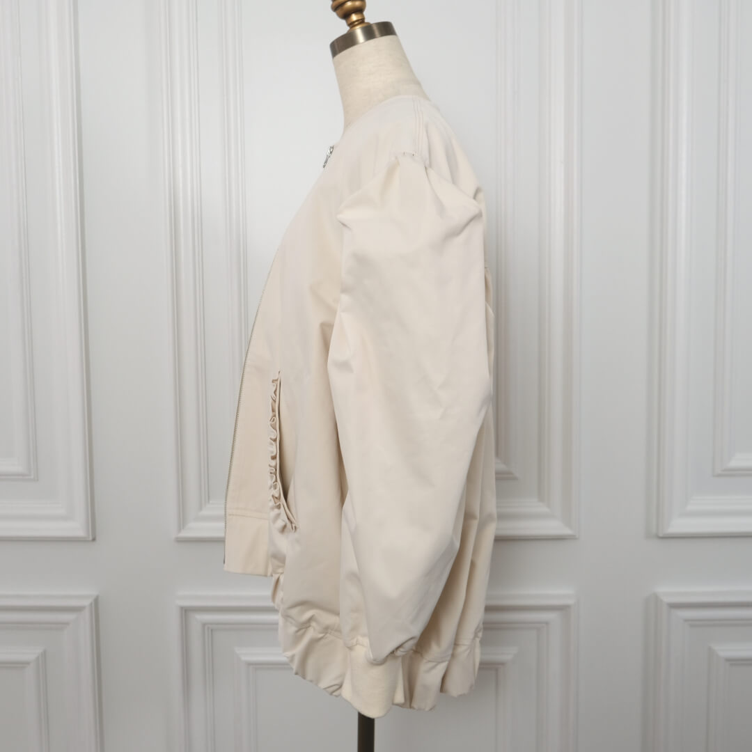 タックスリーブフリルブルゾン(IVORY) | すべての商品 | UN MINOU