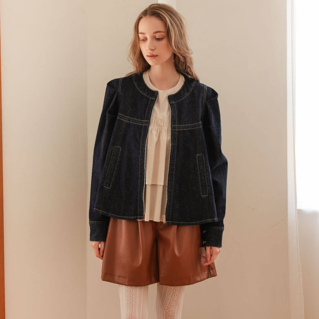 �ե쥢�ǥ˥ॸ�㥱�å�(NAVY)