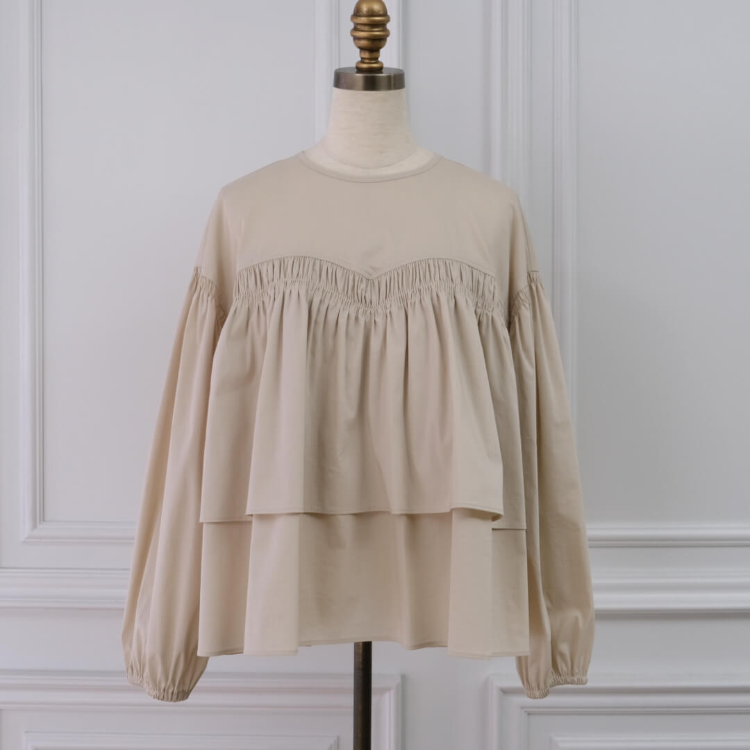 �ƥ������ɥ֥饦��(BEIGE)