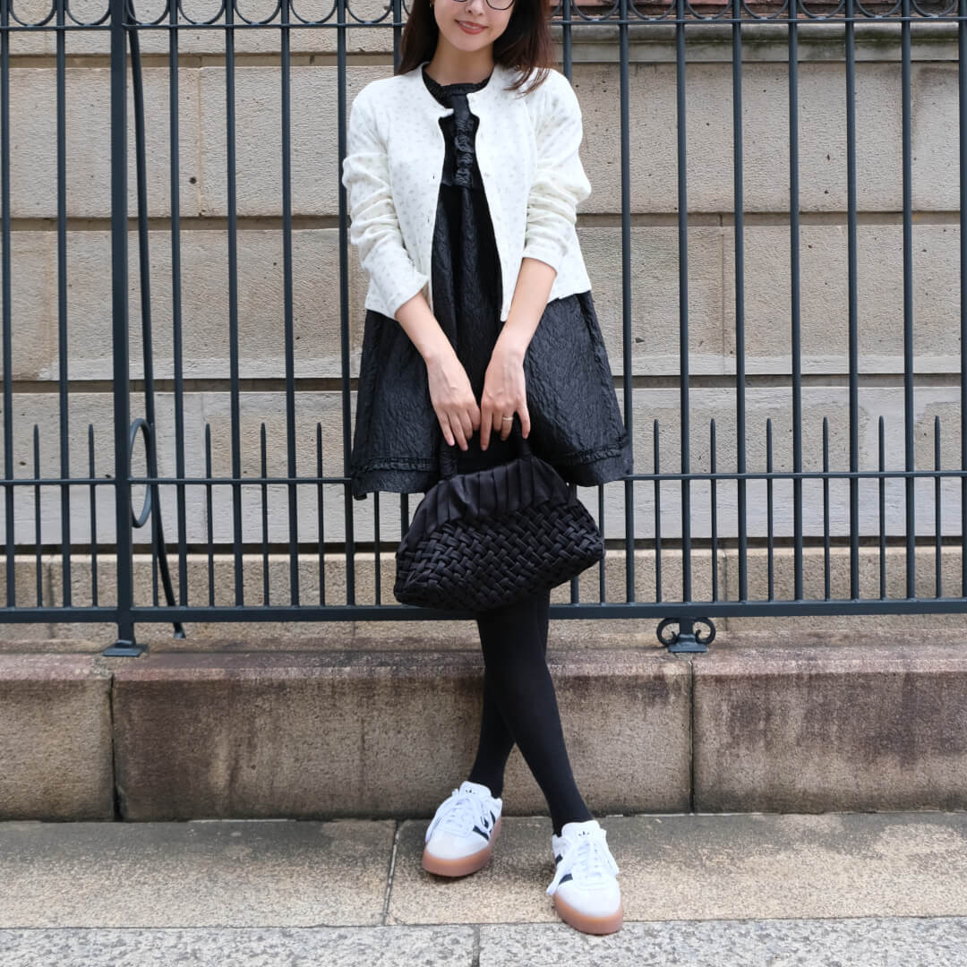 ジャガードフリルチュニック(BLACK) | すべての商品 | UN MINOU