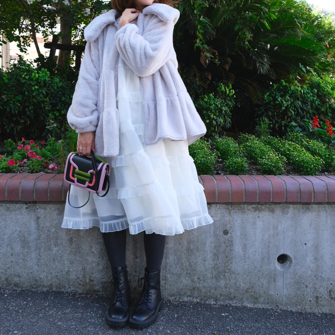 ティアードパイルコート(BEIGE) | すべての商品 | UN MINOU