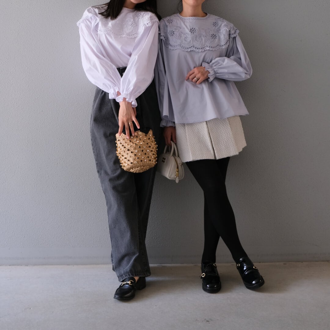 ウエストフリルデニム(GRAY) | すべての商品 | UN MINOU