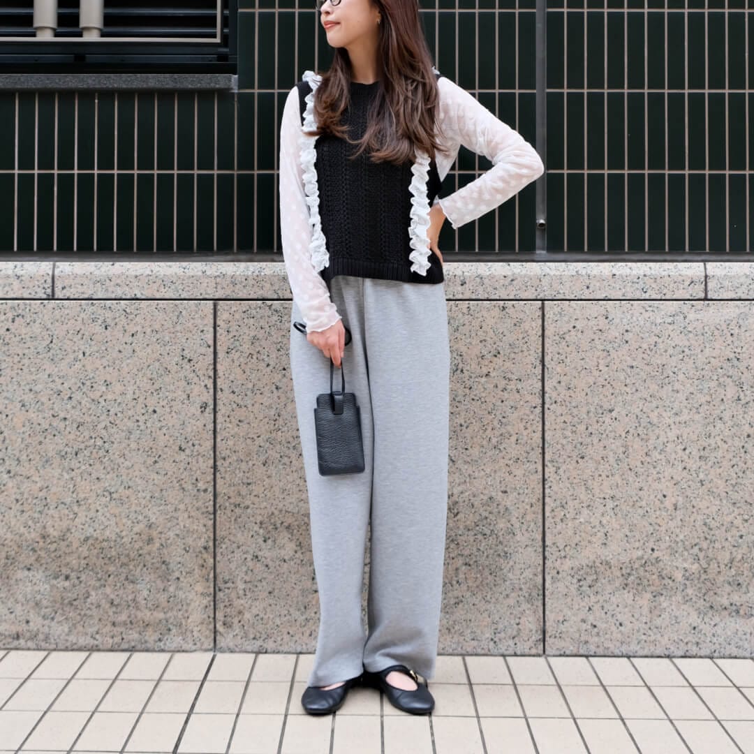 Fleur Sheer Tops(WHITE) | 新着商品 | UN MINOU