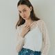 Fleur Sheer Tops(WHITE)