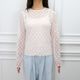 Fleur Sheer Tops(WHITE)
