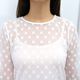 Fleur Sheer Tops(WHITE)