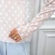 Fleur Sheer Tops(WHITE)