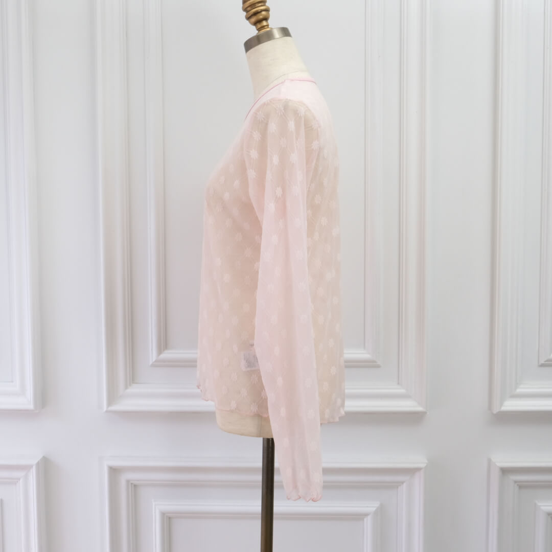 Fleur Sheer Tops(PINK) | すべての商品 | UN MINOU