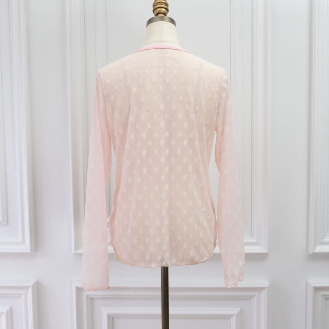 Fleur Sheer Tops(PINK) | すべての商品 | UN MINOU
