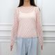 Fleur Sheer Tops(PINK)