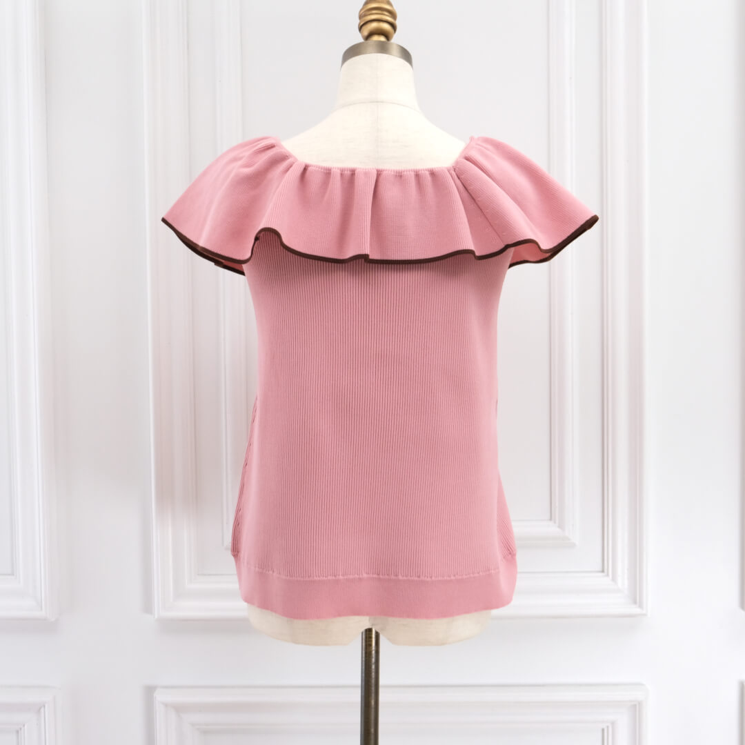 Round Frill Tops(PINK)