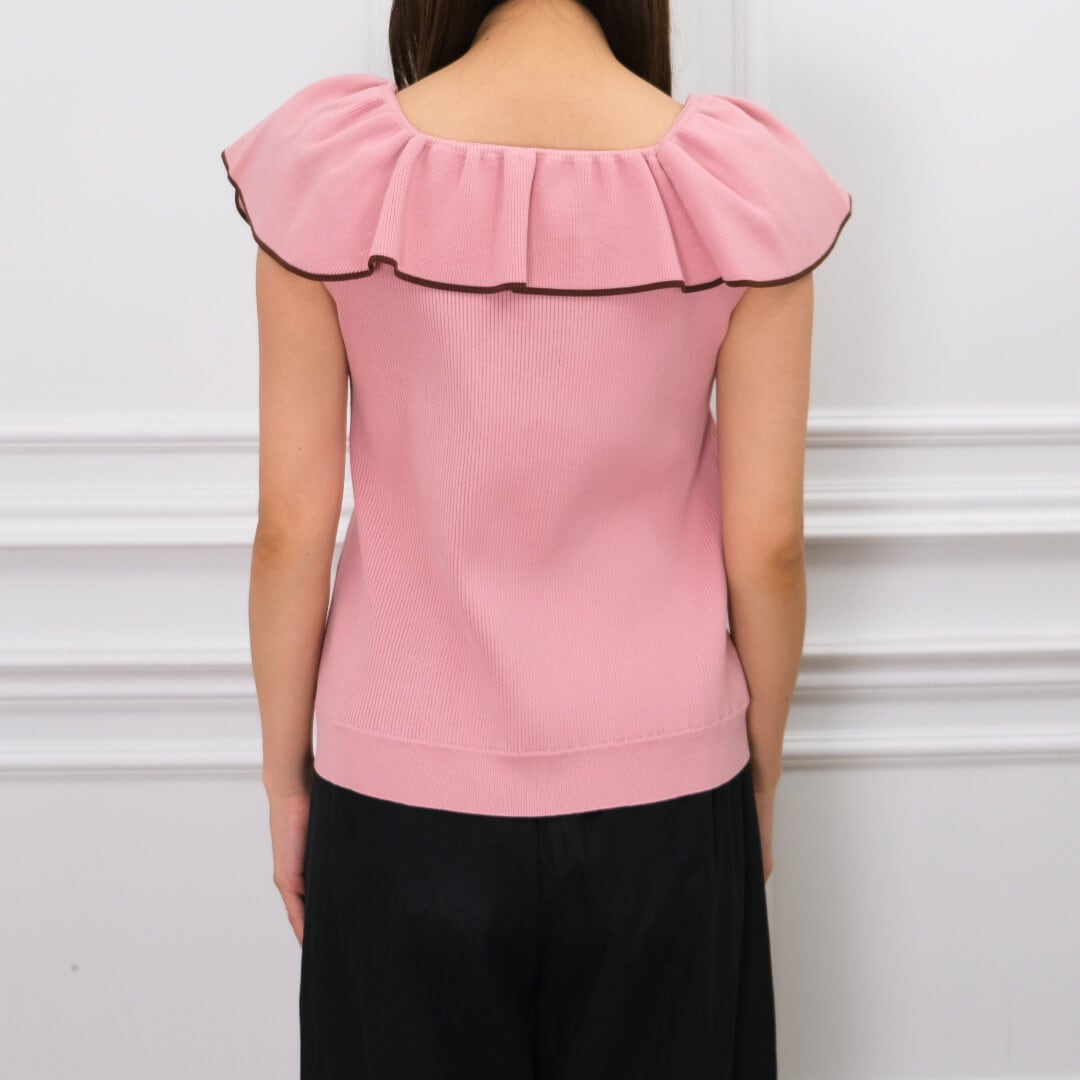 Round Frill Tops(PINK)