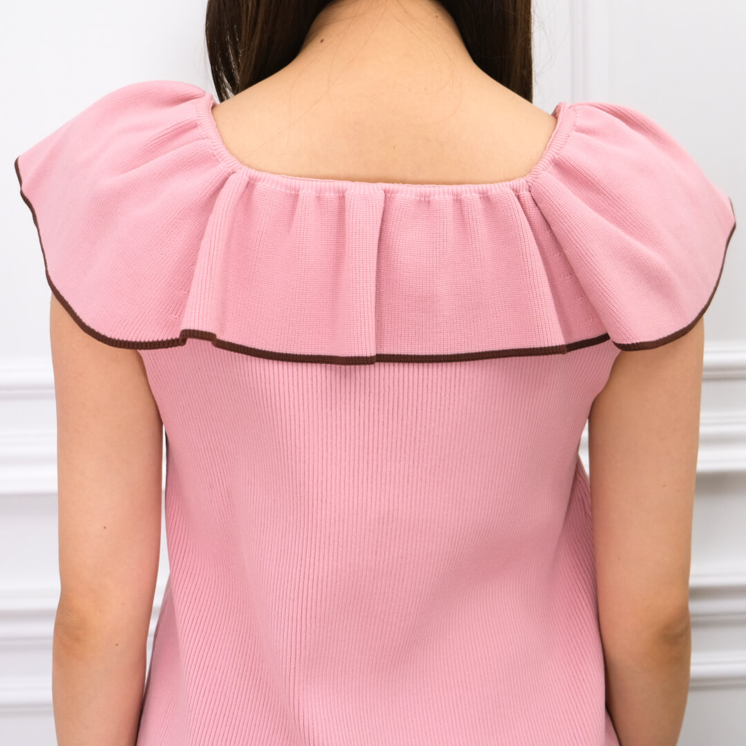 Round Frill Tops(PINK)