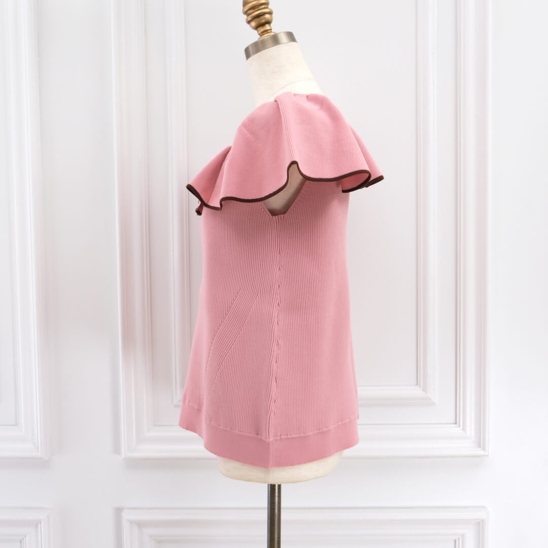 Round Frill Tops(PINK)