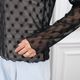 Fleur Sheer Tops(BLACK)