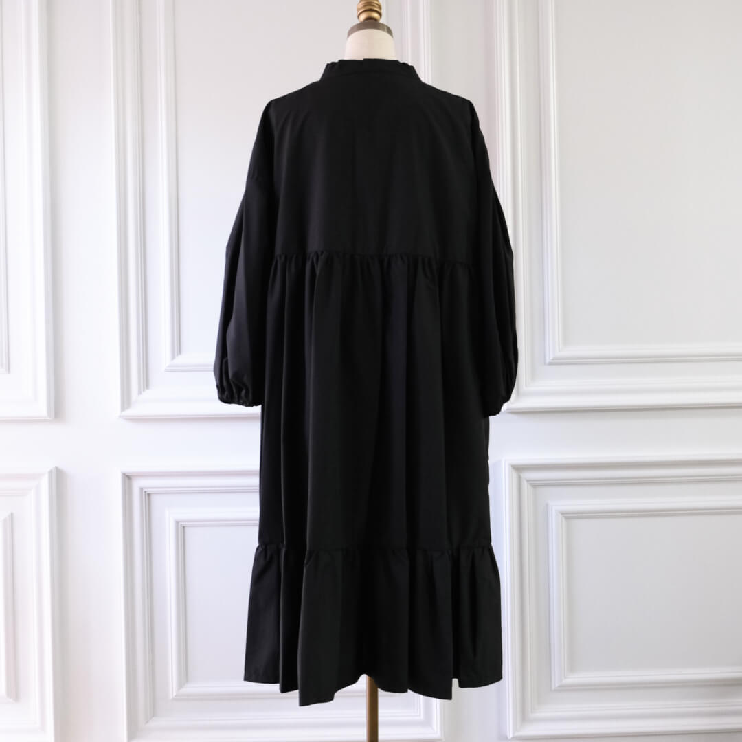 ビッグリボンシャツドレス(BLACK) | すべての商品 | UN MINOU