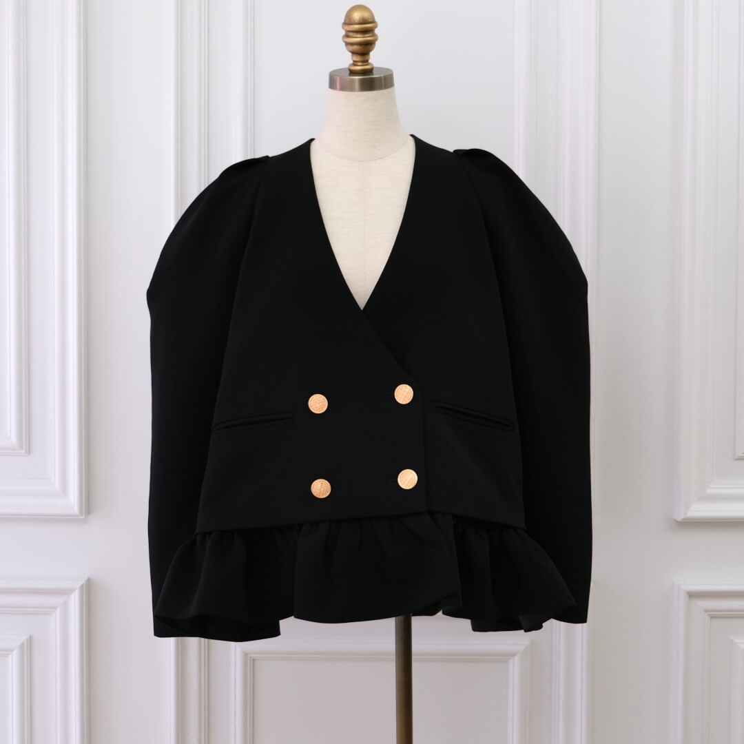 フリルデュエジャケット(BLACK) | すべての商品 | UN MINOU