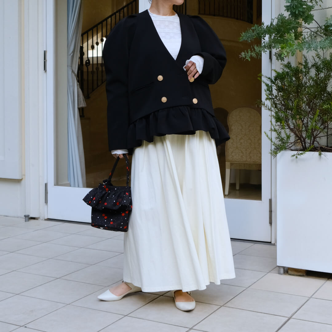 フリルデュエジャケット(BLACK) | すべての商品 | UN MINOU