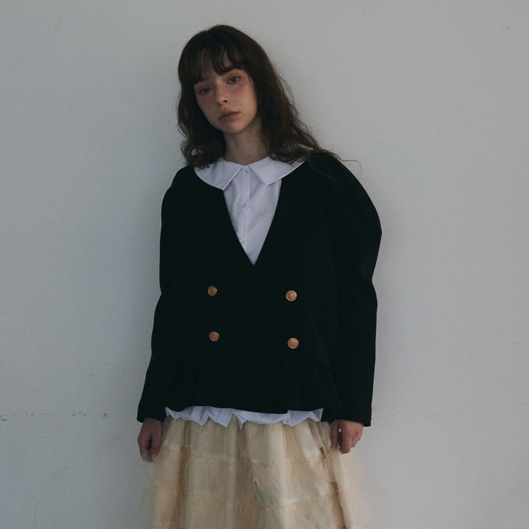 フリルデュエジャケット(BLACK) | すべての商品 | UN MINOU