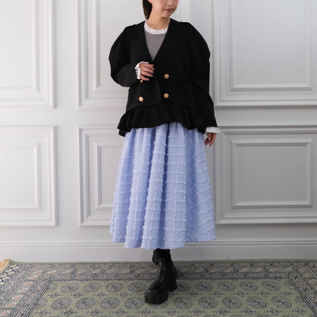 フリルデュエジャケット(BLACK) | すべての商品 | UN MINOU