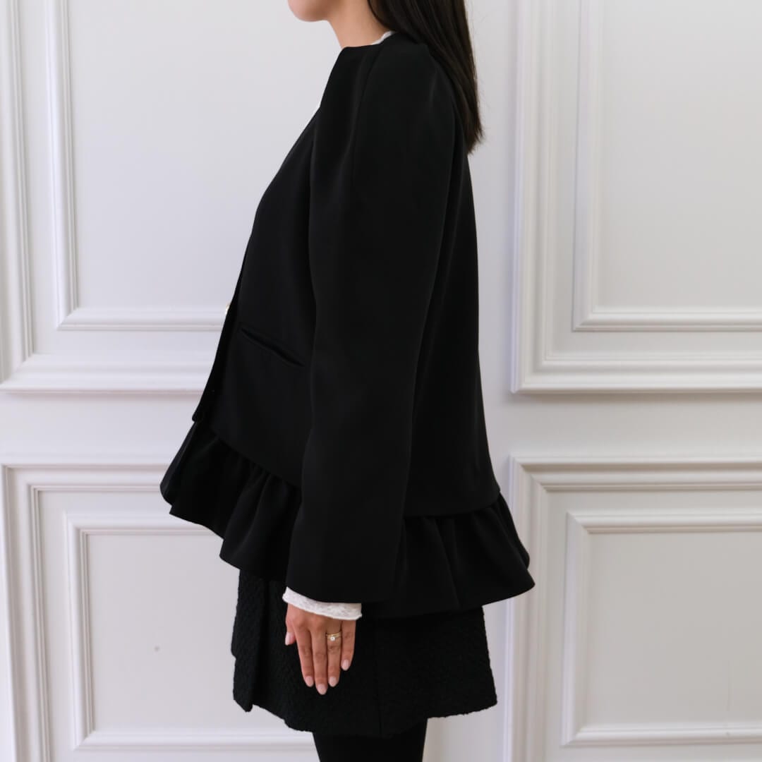 フリルデュエジャケット(BLACK) | すべての商品 | UN MINOU