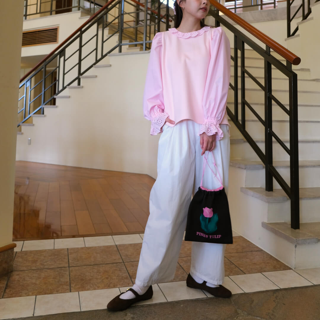 タックパールパンツ(WHITE) | 新着商品 | UN MINOU