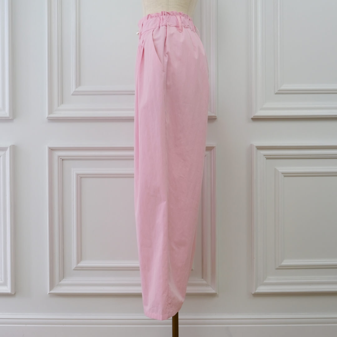 UNMINOU アンミヌ　ピンク　パンツ UNMINOU アンミヌ ピンク パンツ タックパールパンツ(PINK