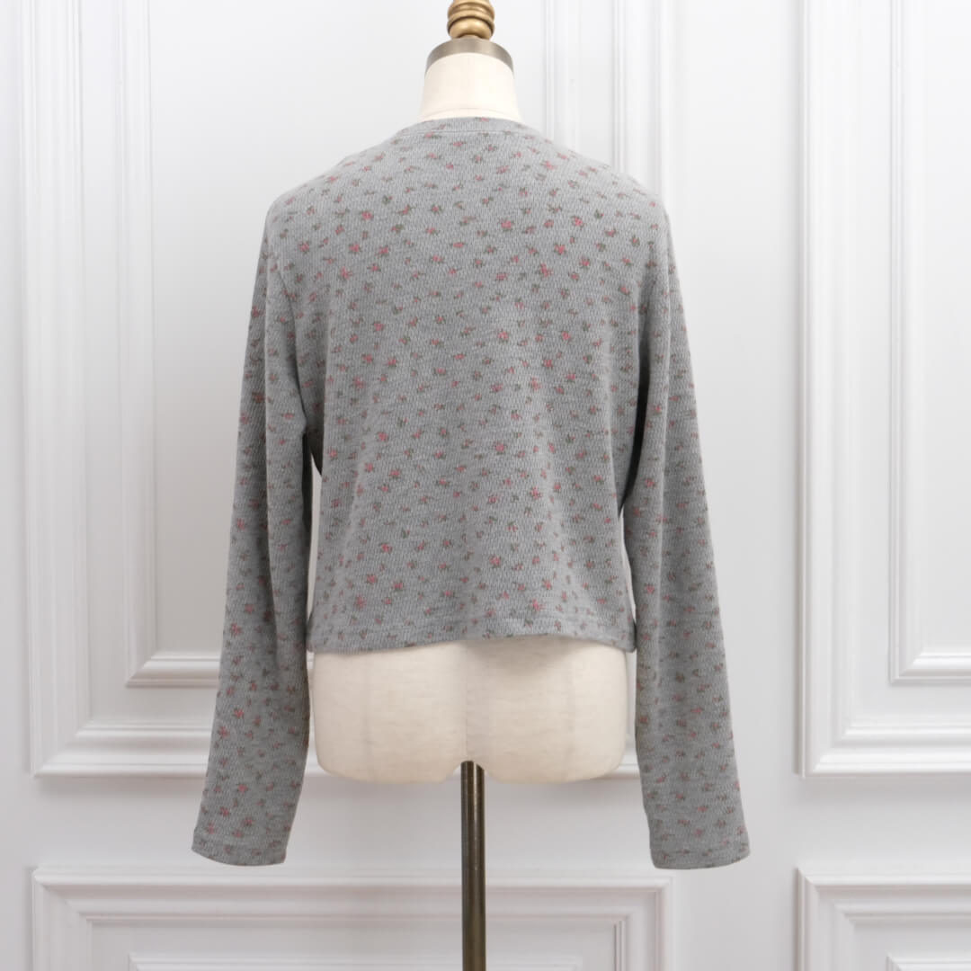 Petit Fleur Cardigan(GRAY)