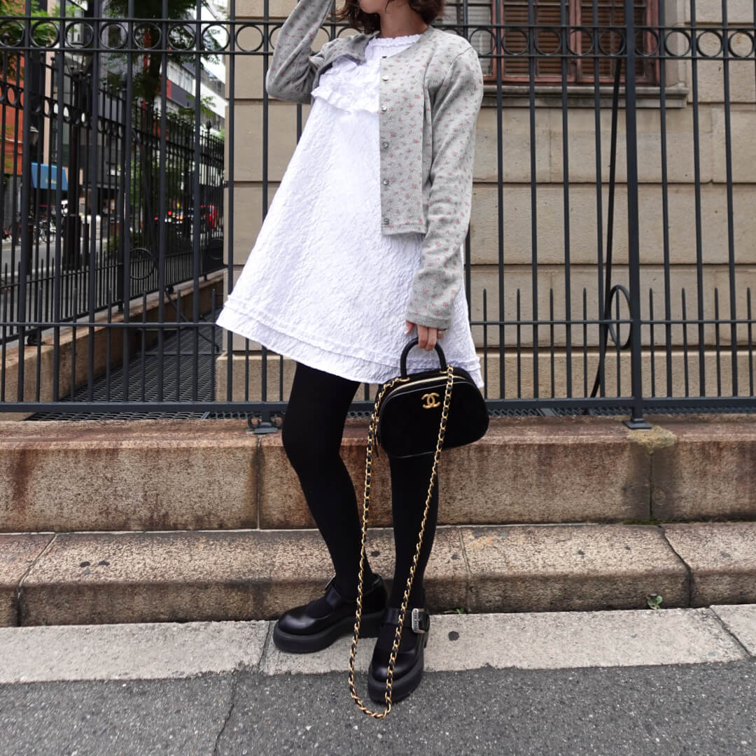 Petit Fleur Cardigan(GRAY)