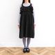Double Frill Jumper Dress(BLACK)