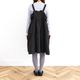 Double Frill Jumper Dress(BLACK)