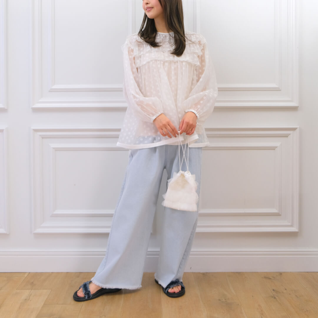 �ɥåȥ������֥饦��(WHITE)