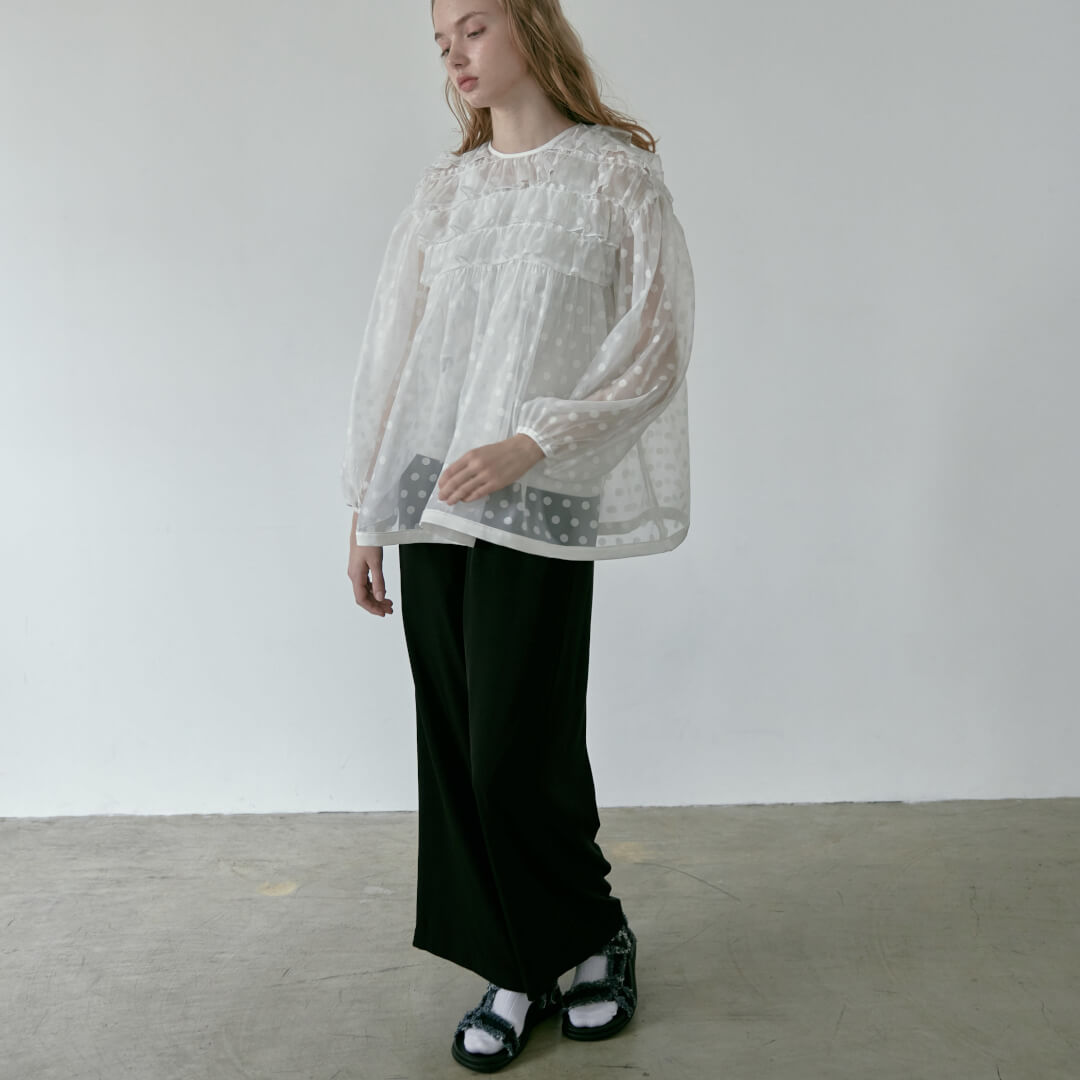 �ɥåȥ������֥饦��(WHITE)