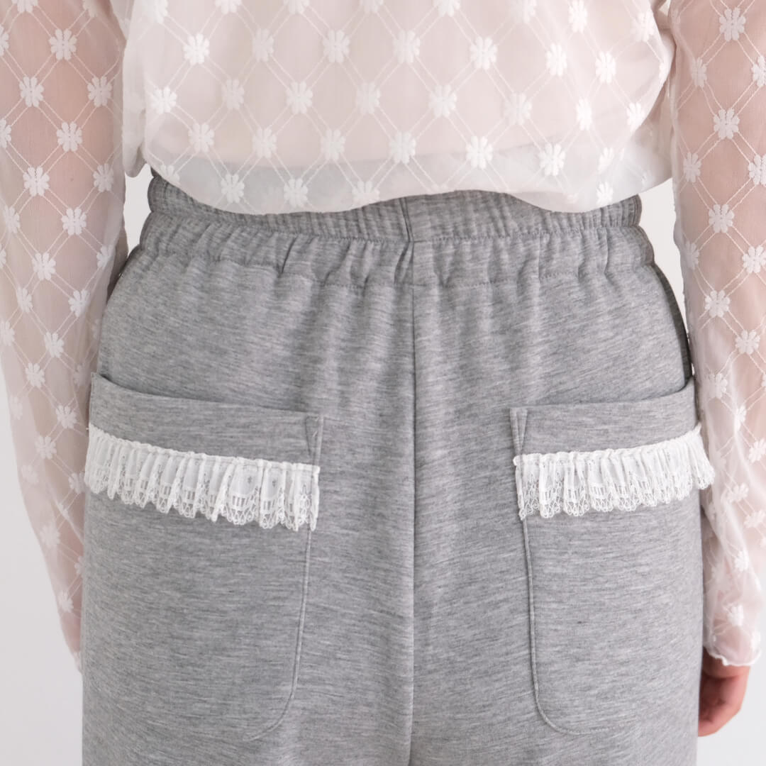 Petit Lace Pocket Pants