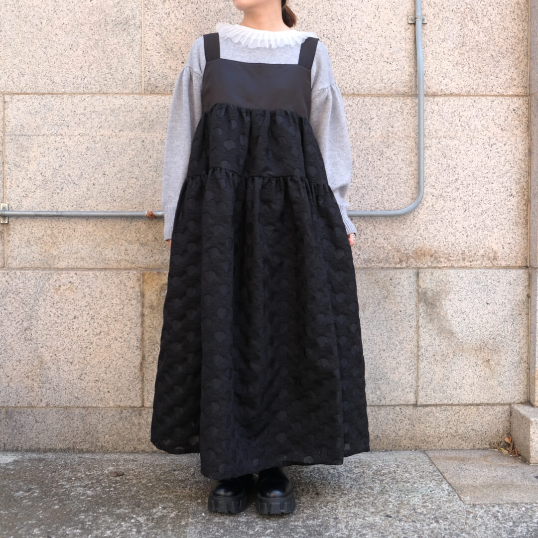 オパールフラワーワンピース(BLACK) | すべての商品 | UN MINOU 