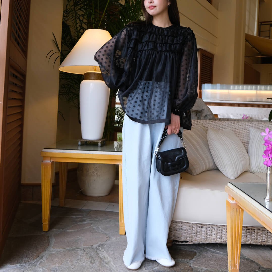 �ɥåȥ������֥饦��(BLACK)