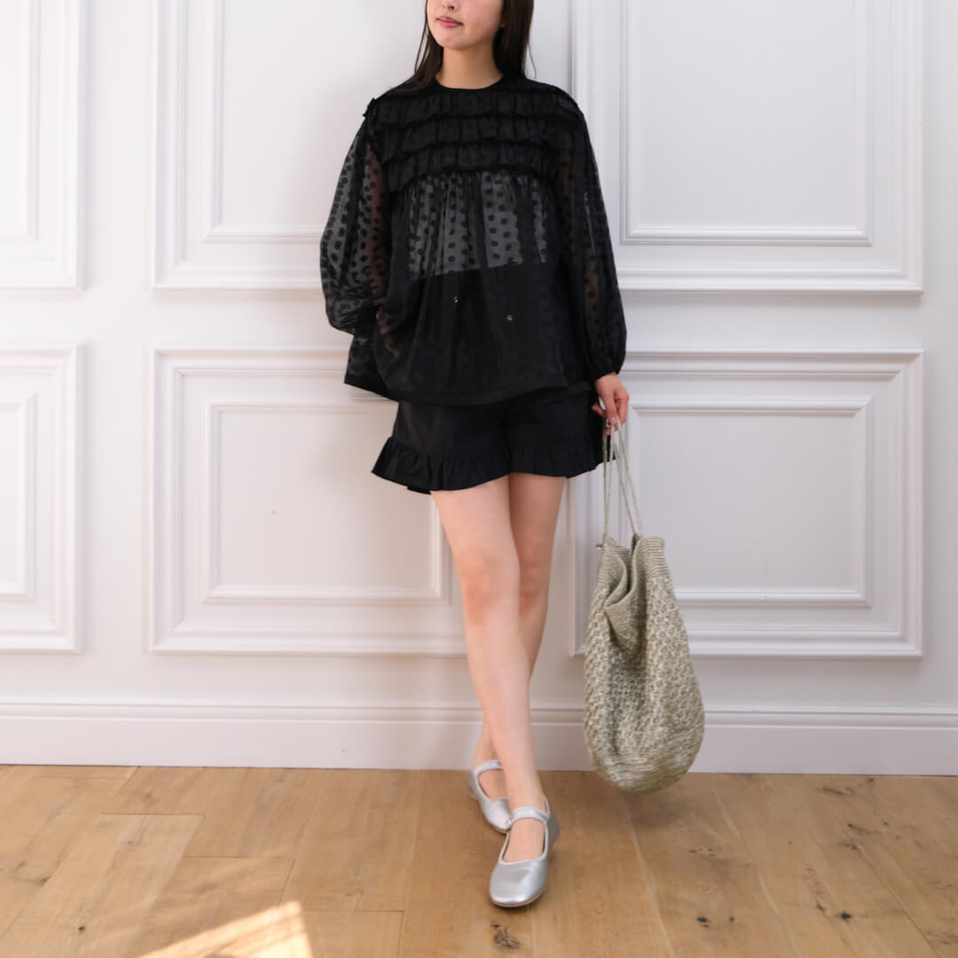 �ɥåȥ������֥饦��(BLACK)