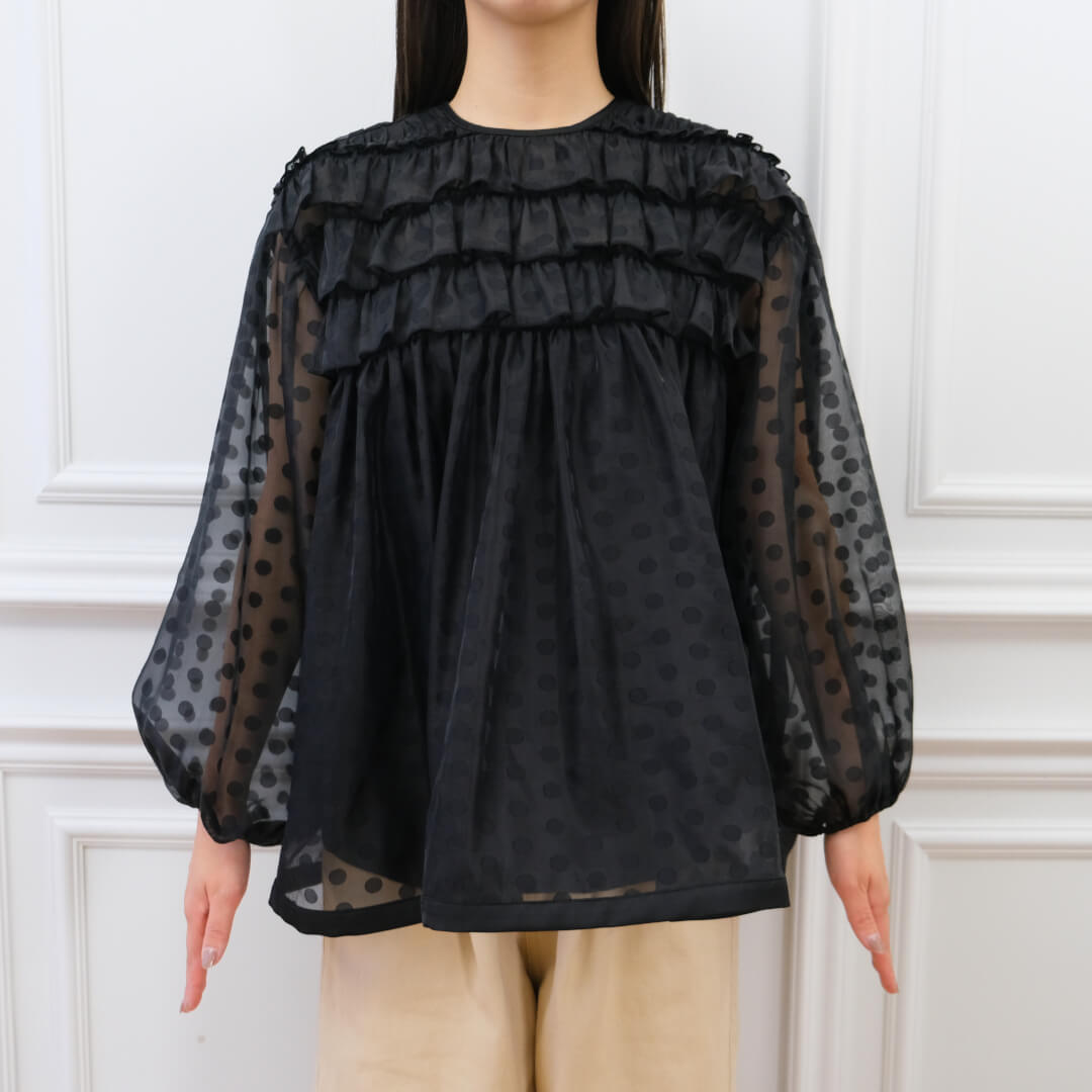 �ɥåȥ������֥饦��(BLACK)