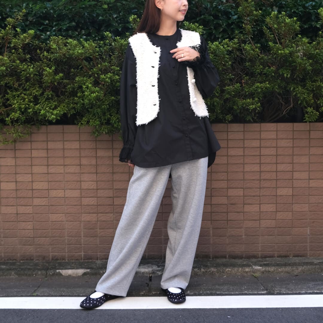 Classic Knit Vest(WHITE)