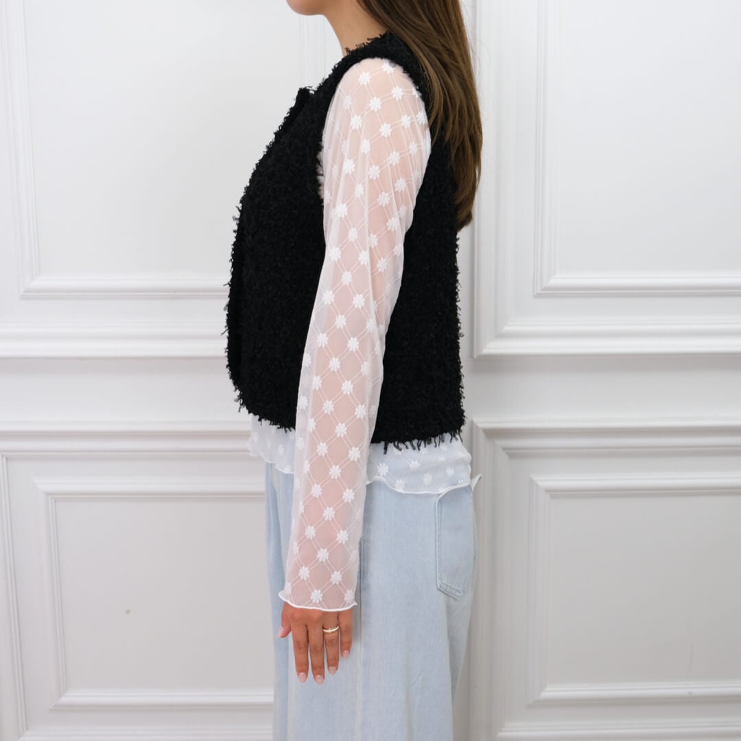 Classic Knit Vest(BLACK)