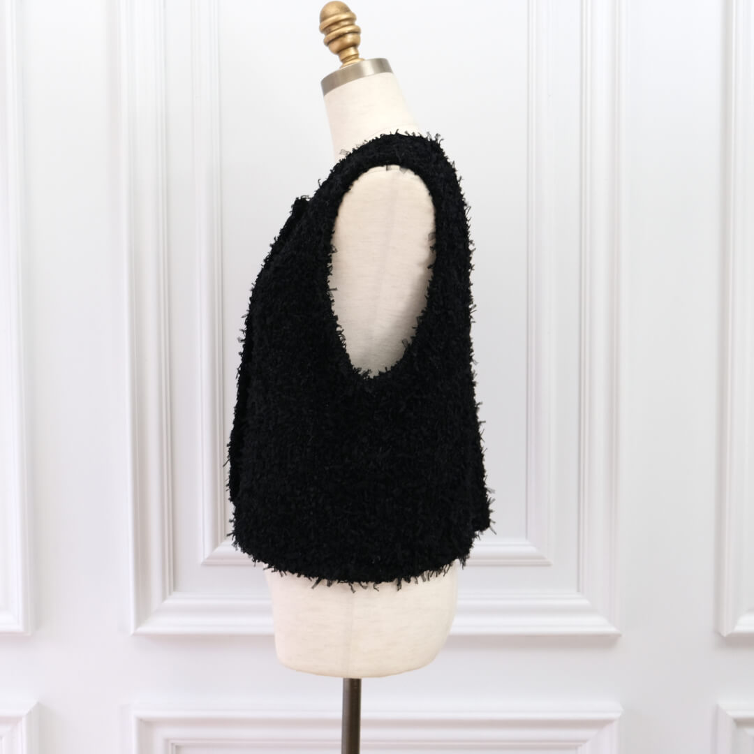 Classic Knit Vest(BLACK)