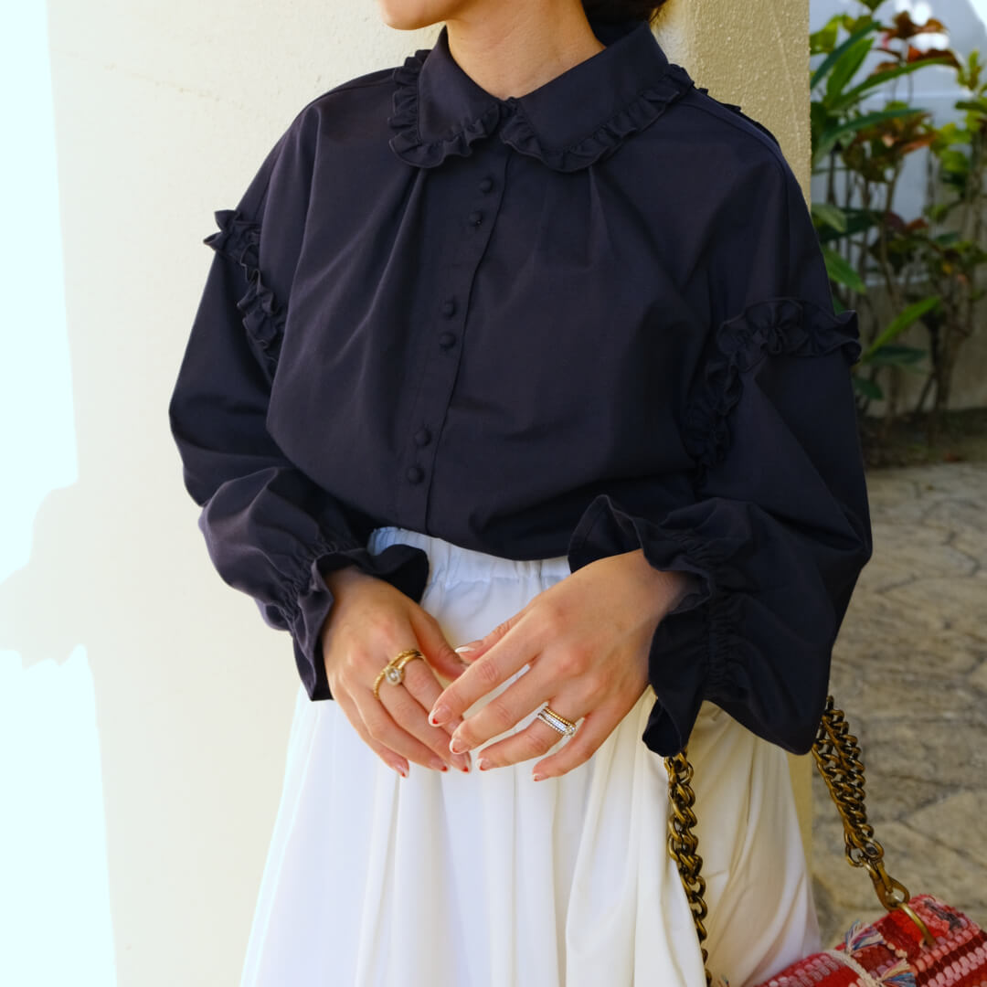 ���֥�ܥ���ե�륫�顼�֥饦��(NAVY)