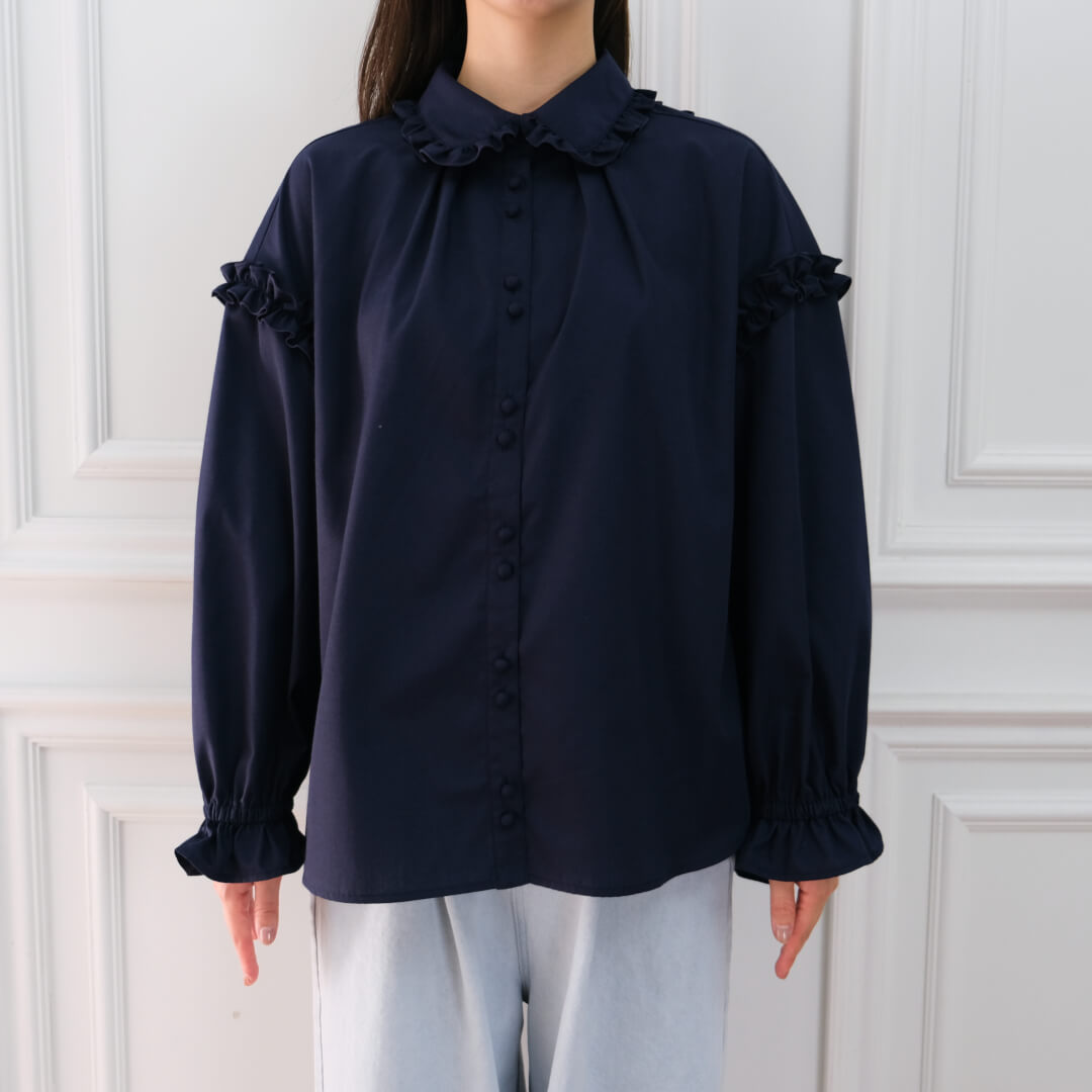 ���֥�ܥ���ե�륫�顼�֥饦��(NAVY)
