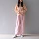 Smooth Tuck Pearl Pants(PINK)