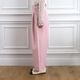 Smooth Tuck Pearl Pants(PINK)