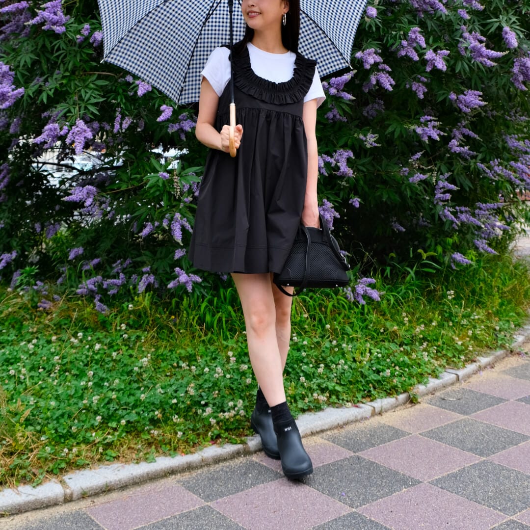 アンミヌ unminou チュニック ラウンドフリルネックチュニック(BLACK) | すべての商品 | UN MINOU