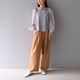 Smooth Tuck Pearl Pants(CAMEL)