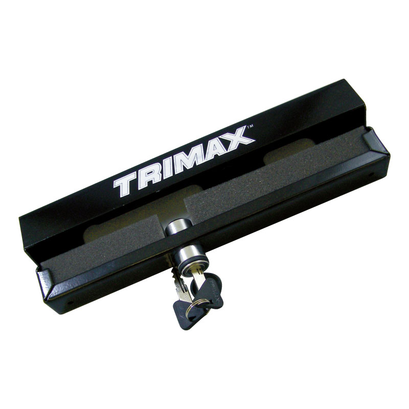 TRIMAX 船外機ロック TBL610 / 盗難防止 防犯 鍵 アウトボート スチール 鉄 挟み込み スペアキー付き