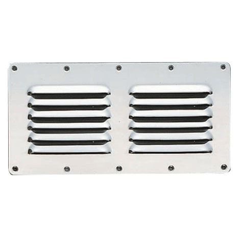 ルーバーベンチレーター H横型 115×230mm / ステンレス製 ロング 通気口 換気口 ボート